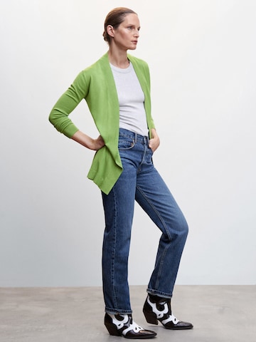 Cardigan 'ALMA' MANGO en vert