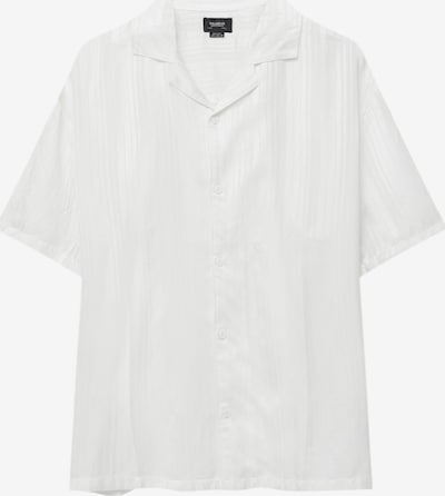 Pull&Bear Button Up Shirt in Grey / White, Item view