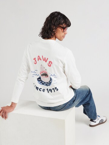JACK & JONES Póló 'JORJAWS' - fehér: elől