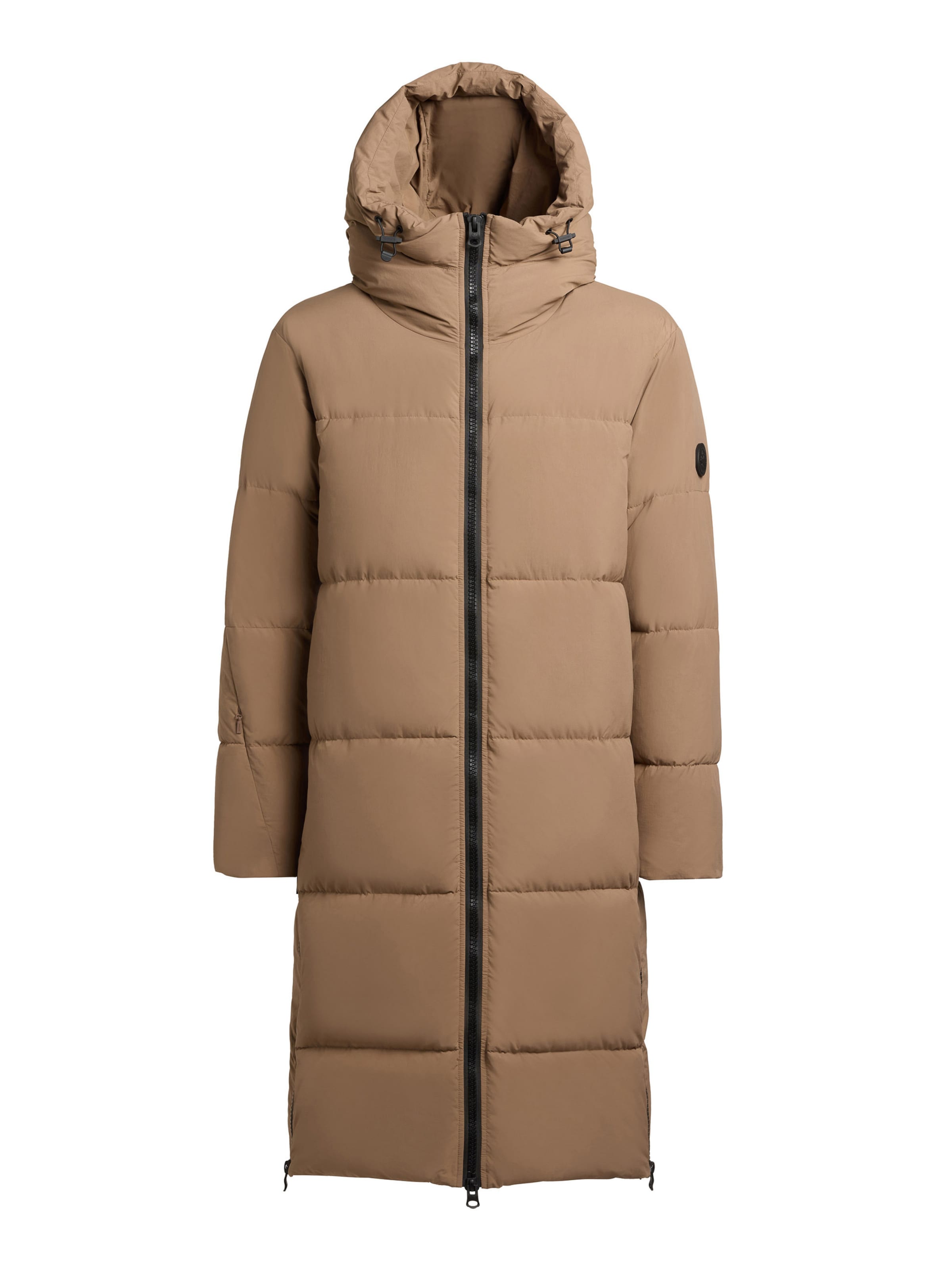 khujo Pitkä talvitakki 'Dash' värissä ruskea: etupuoli