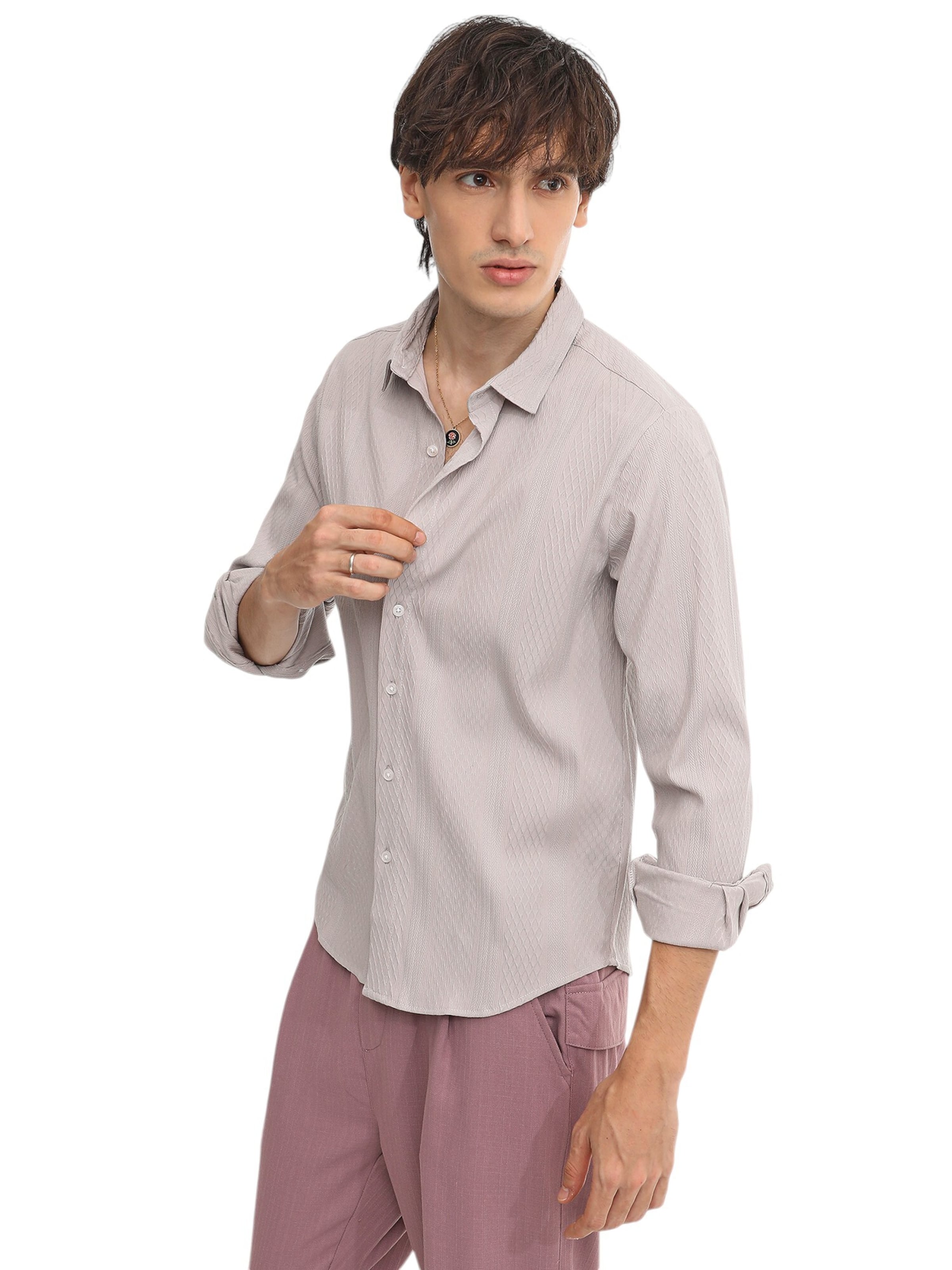 Campus Sutra Средняя посадка Рубашка 'Wendi' в Бежевый