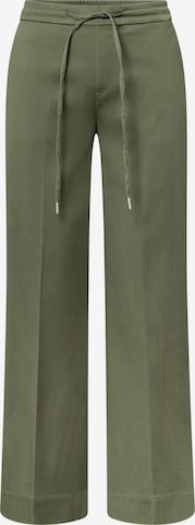 Liverpool Regular Pleated Pants 'Kelsey' in Green: front