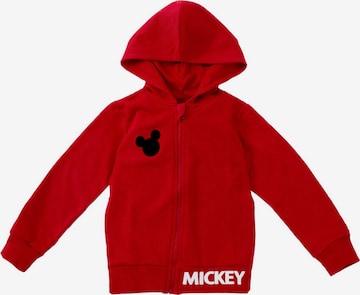 DISNEY Zip-Up Hoodie in Red: front