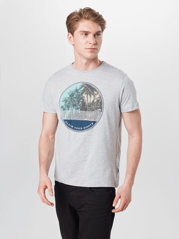 BLEND T-Shirt in Grau: predná strana