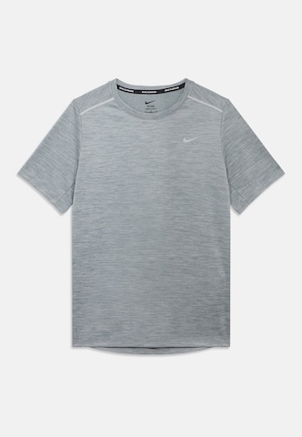 NIKE Funktionsshirt 'MILER' in Grau: Vorderseite