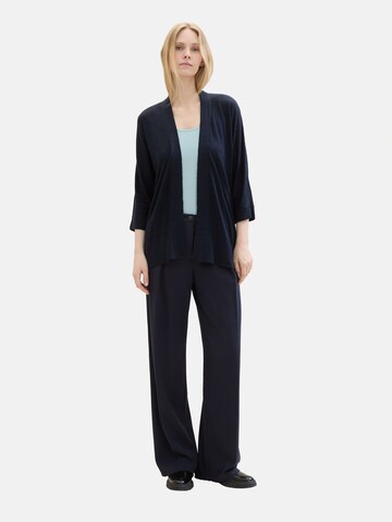 TOM TAILOR Gebreid vest in Blauw