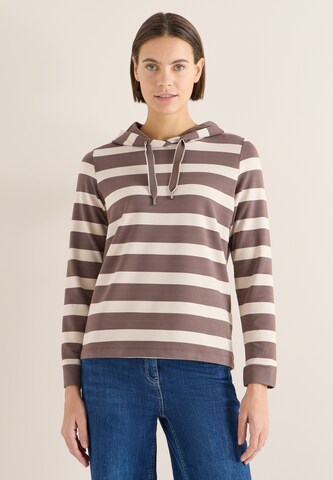 CECIL Sweatshirt in Beige: front