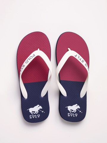 Polo Sylt T-Bar Sandals in White