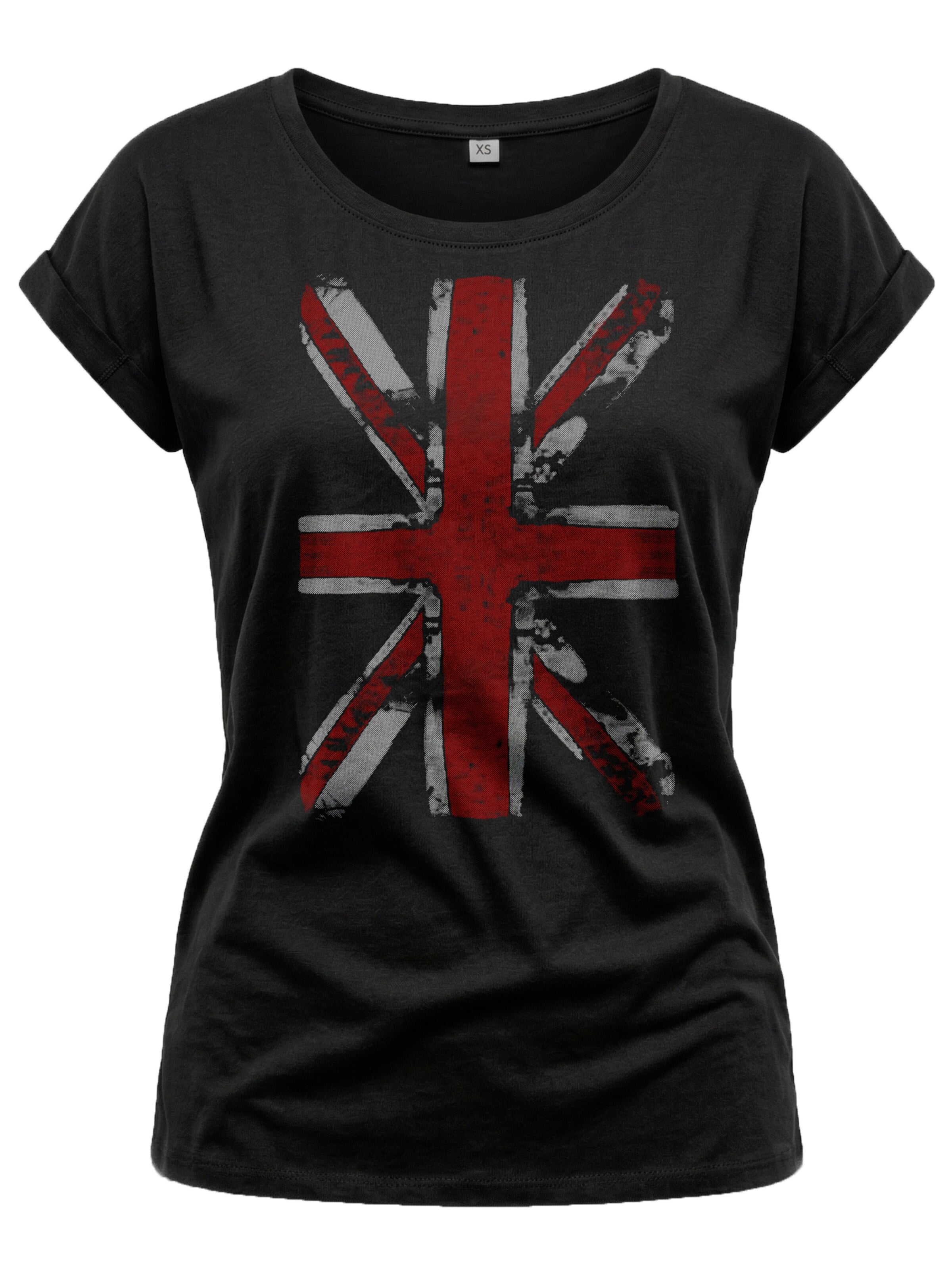 MAKAYA Shirt 'Union Jack' in Black: front