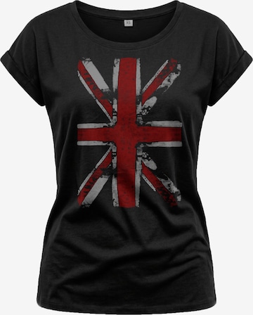 MAKAYA Shirt 'Union Jack' in Black: front