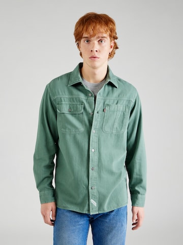 LEVI'S ® Regular Fit Skjorte i grøn: forside