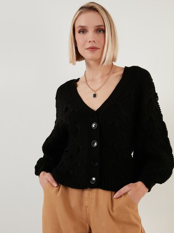 LELA Knit Cardigan in Black