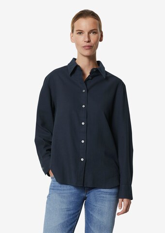 Marc O'Polo Blouse in Blauw: voorkant