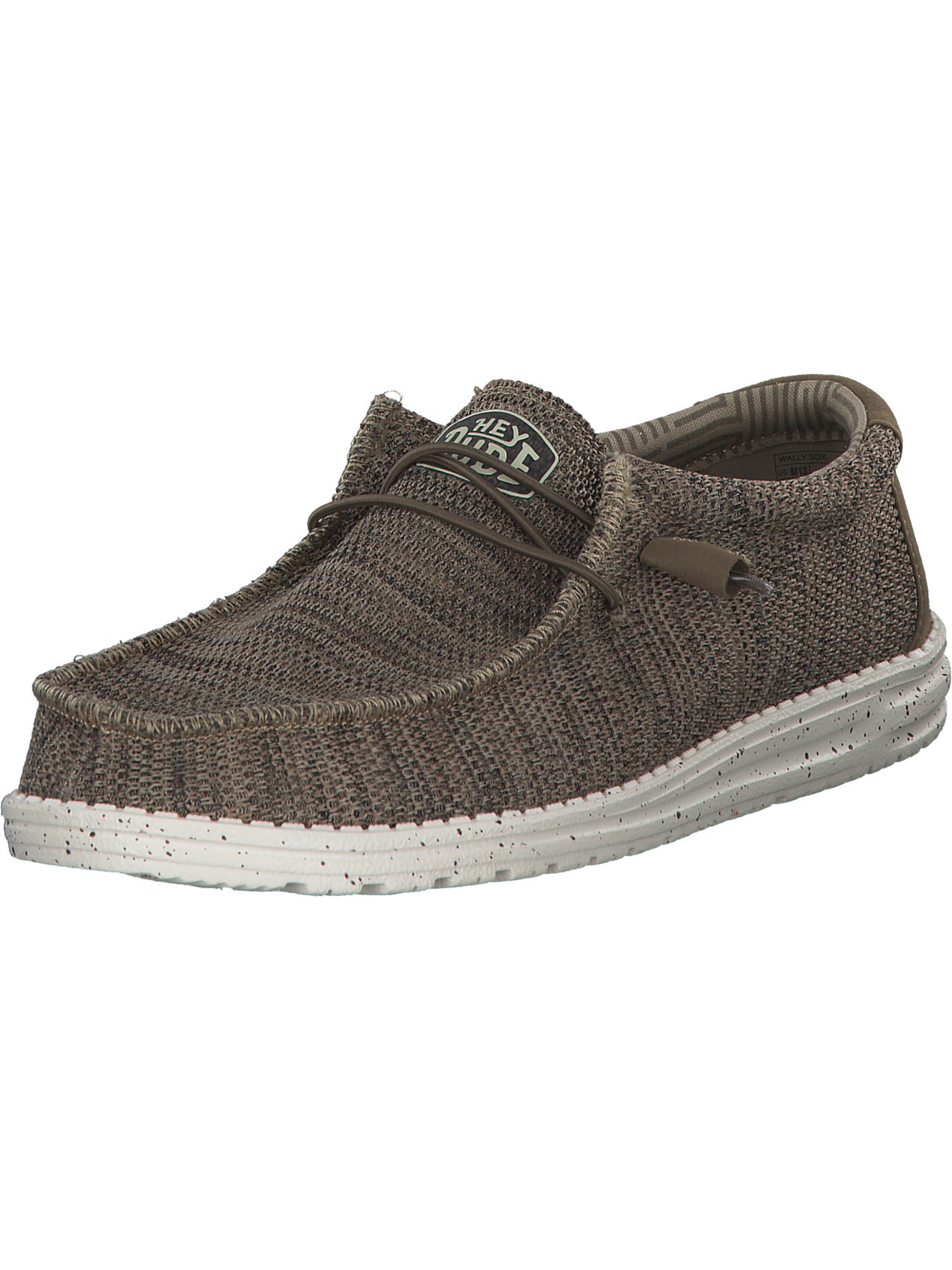 HEY DUDE Moccasin in Brown: front