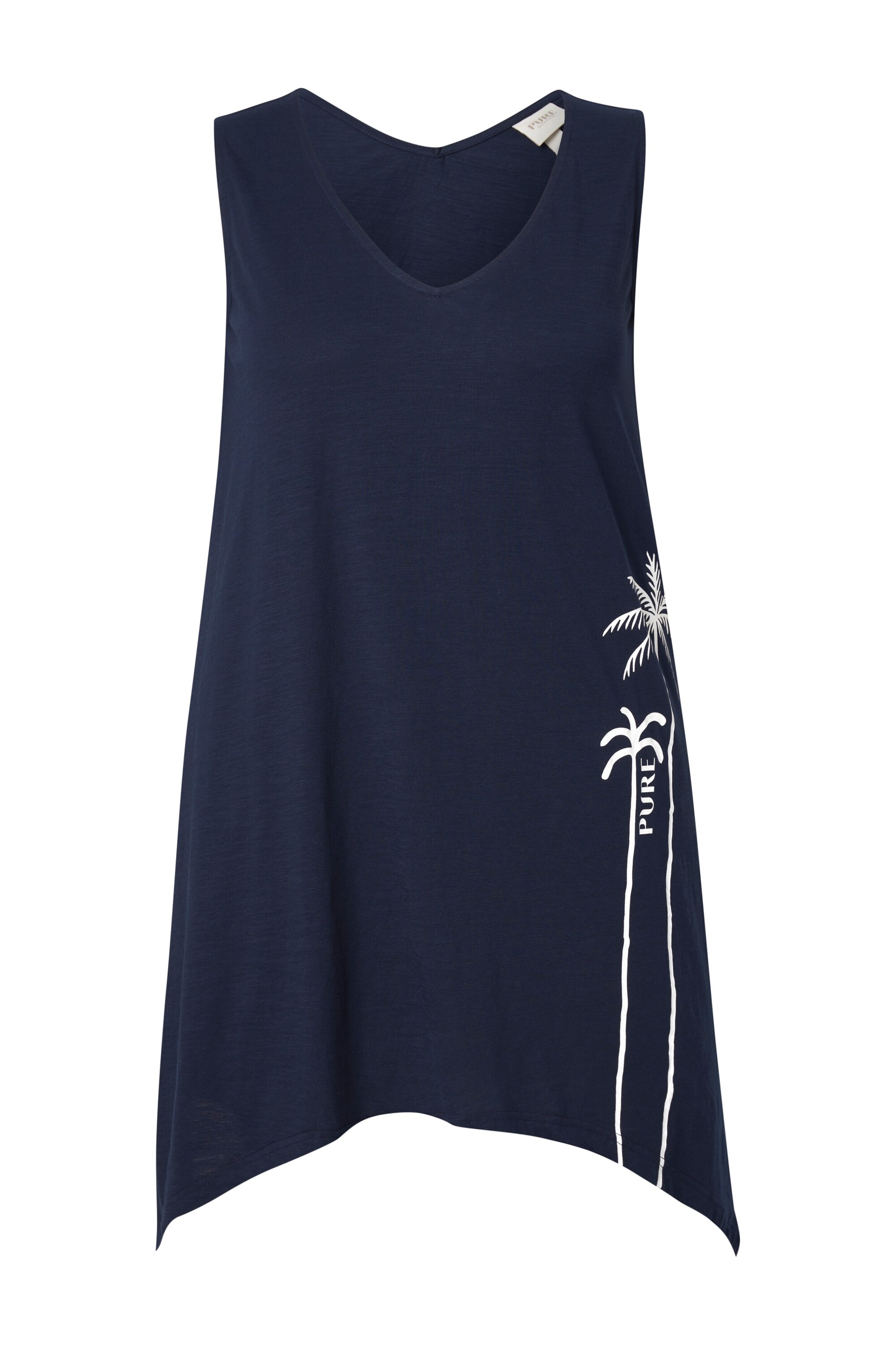 Ulla Popken Shirt in Blau: Vorderseite