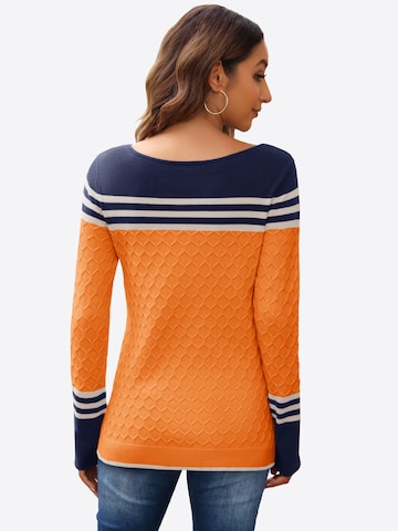 Imily Bela Pullover i orange: tilbage