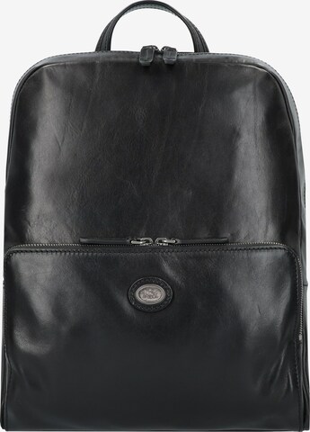 The Bridge Backpack 'Firenze' in Black: front