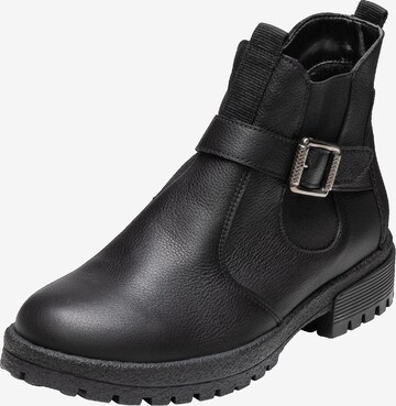 VITAFORM Chelsea boots in Zwart: voorkant