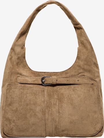 BershkaTorba za na rame - smeđa boja: prednji dio