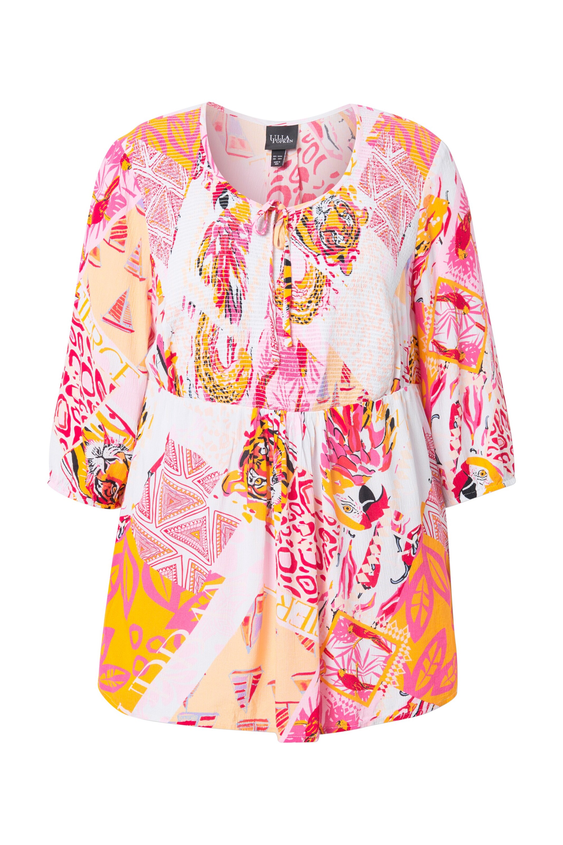 Ulla Popken Tunika in Mischfarben: Vorderseite