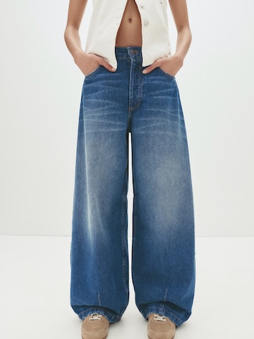 Baggy Jeans di Pull&Bear in blu: frontale