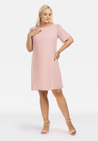 Karko Cocktail Dress 'NILA' in Pink: front