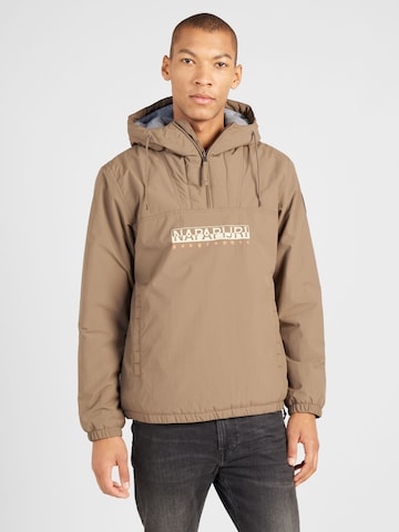 Veste mi-saison 'AVERGREEN' NAPAPIJRI en beige : devant