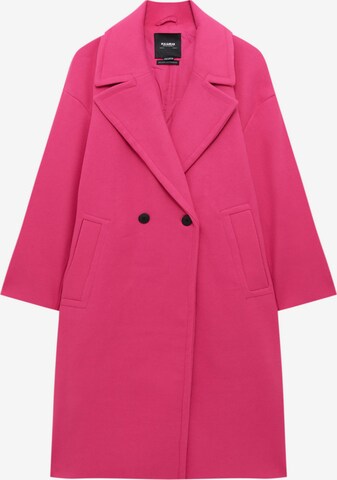 Pull&Bear Prechodný kabát - ružová: predná strana