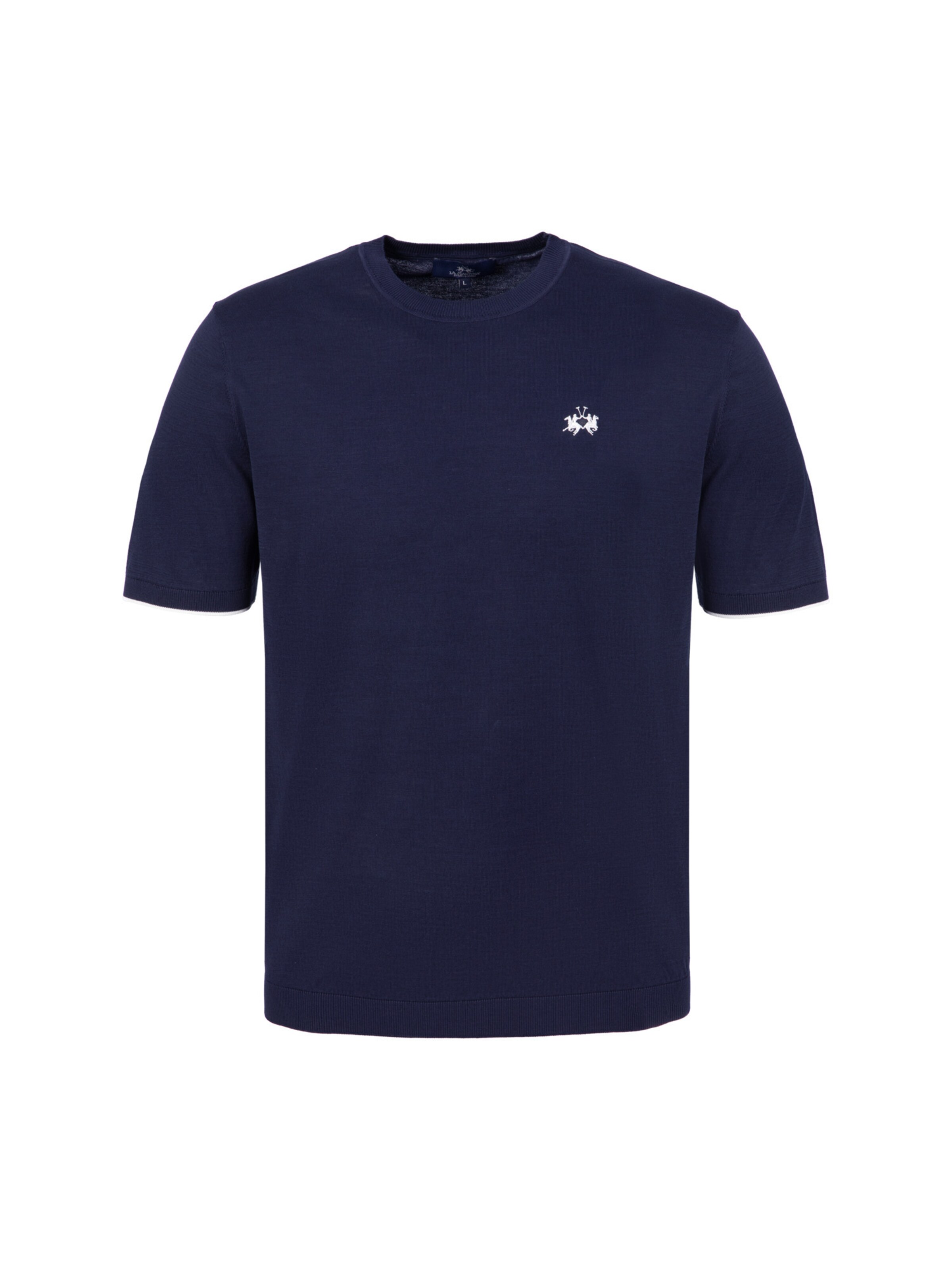 La Martina Performance Shirt 'MCS015' in Blue: front