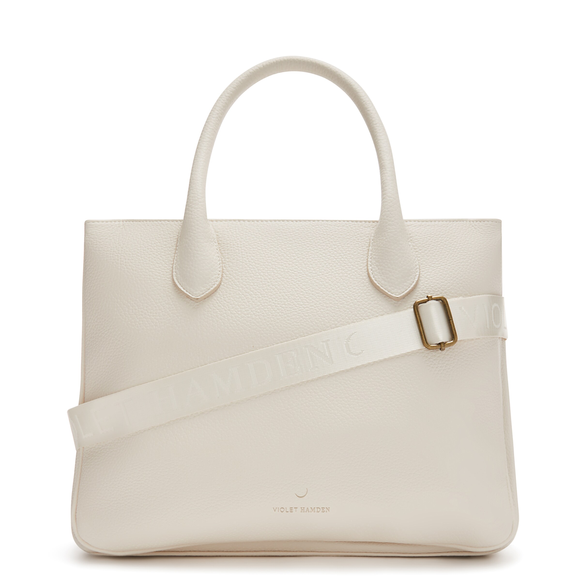 Violet Hamden Handtas in Beige: voorkant