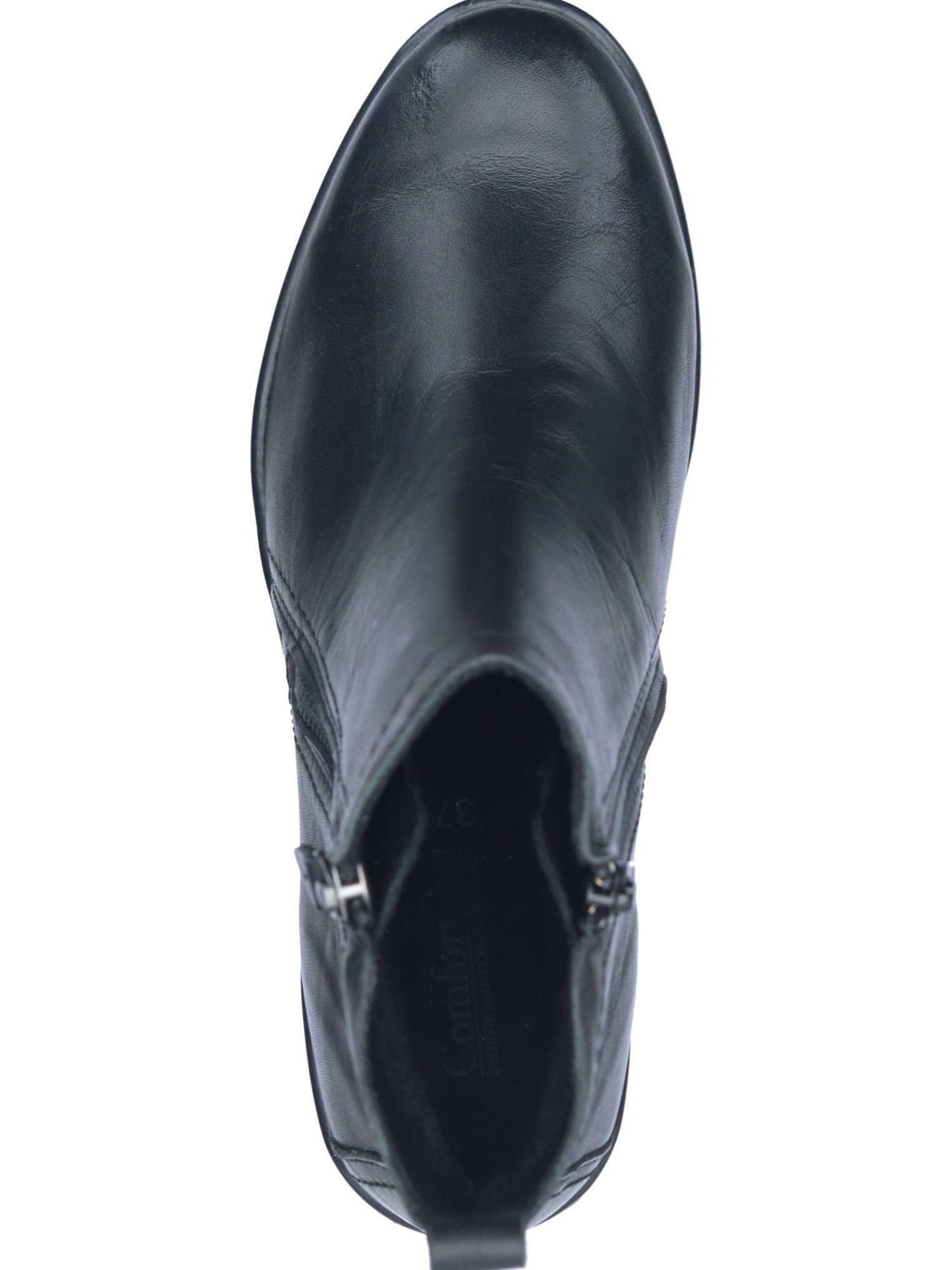 Comfortabel Stiefelette in Schwarz