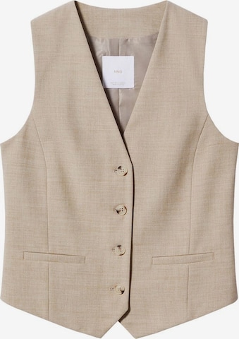 MANGO Vest 'Cristina' in Beige: front