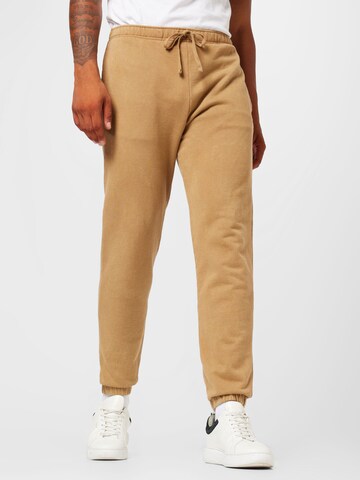 Polo Ralph Lauren Tapered Trousers in Brown: front