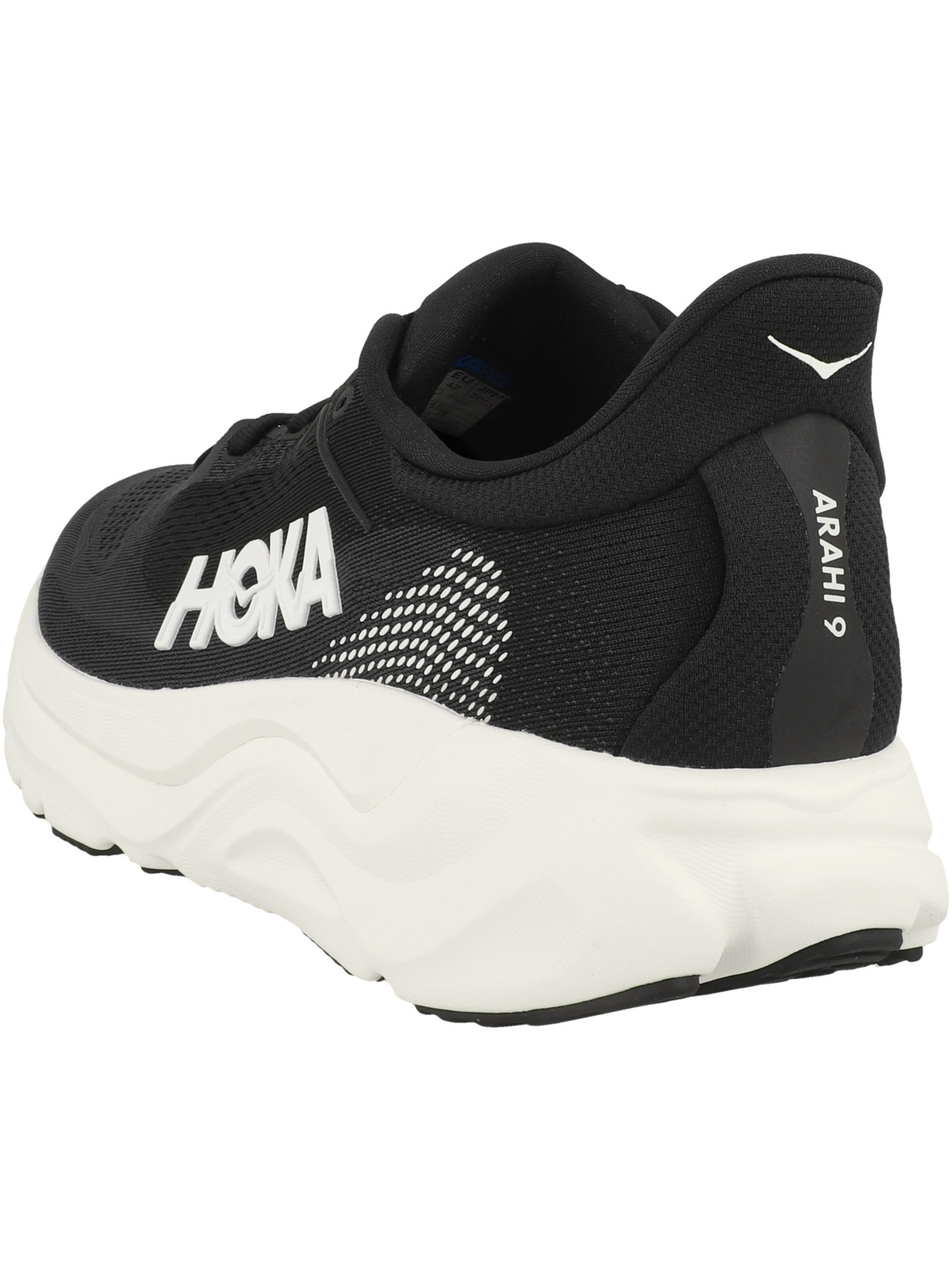 Scarpa da corsa 'Arahi 9' di HOKA in nero: dietro