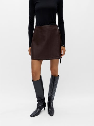 OBJECT Skirt 'OBJOLIVE' in Brown: front