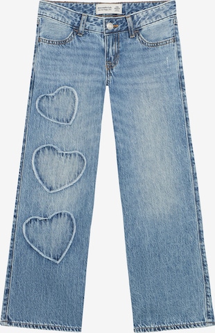 Abercrombie & Fitch Baggy Farkut värissä sininen: etupuoli