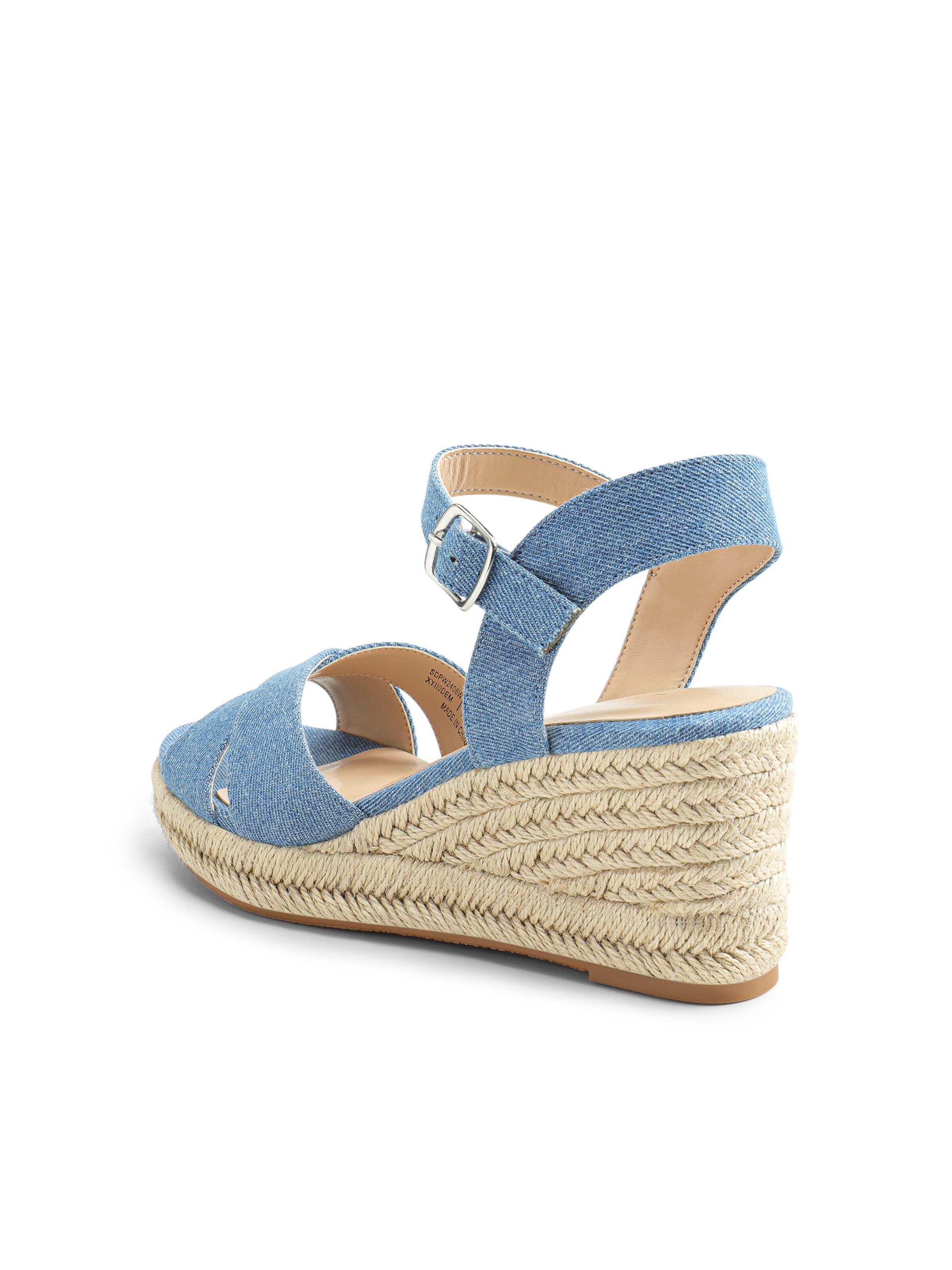 Dream Pairs Sandal 'Elegante Espadrille-Keilsandalen' in Blue