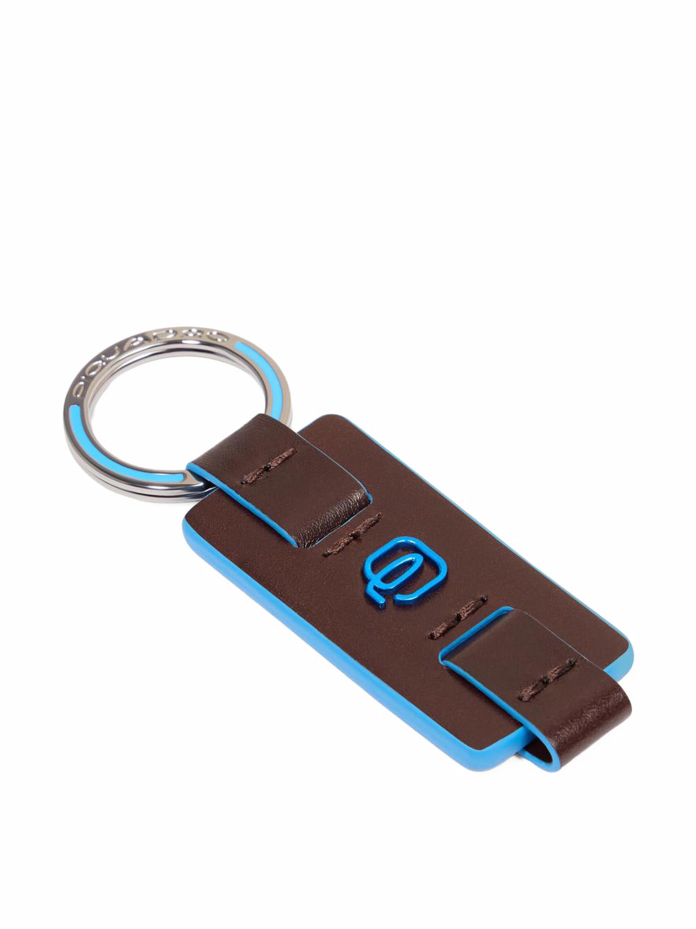 Piquadro Sleutelhanger in Bruin: voorkant