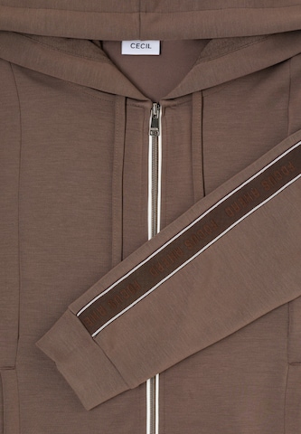 CECIL Zip-Up Hoodie in Grey