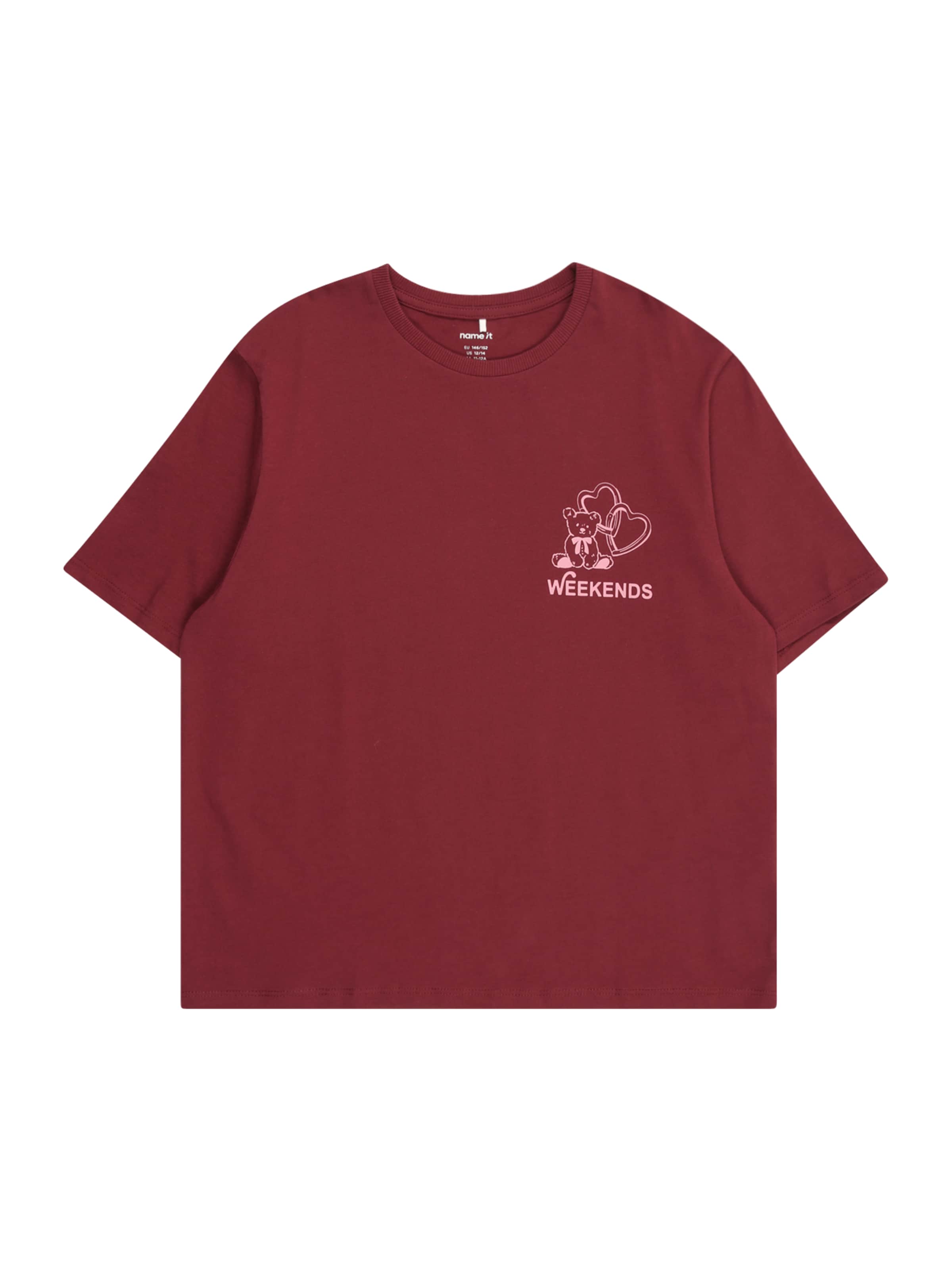 NAME IT Shirt 'NKFNOVAS' in Red