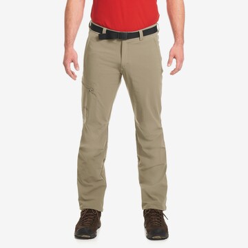 Maier Sports Skinny Outdoorhose 'Nil' in Grau: predná strana