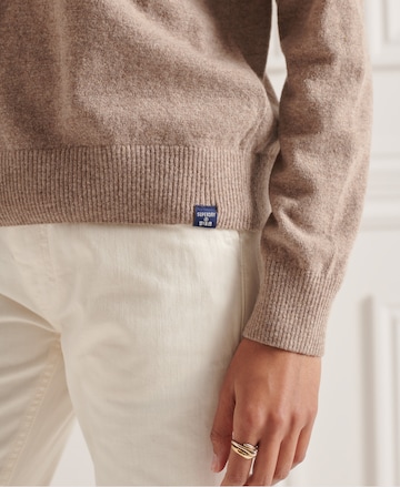 Superdry Pullover in Braun