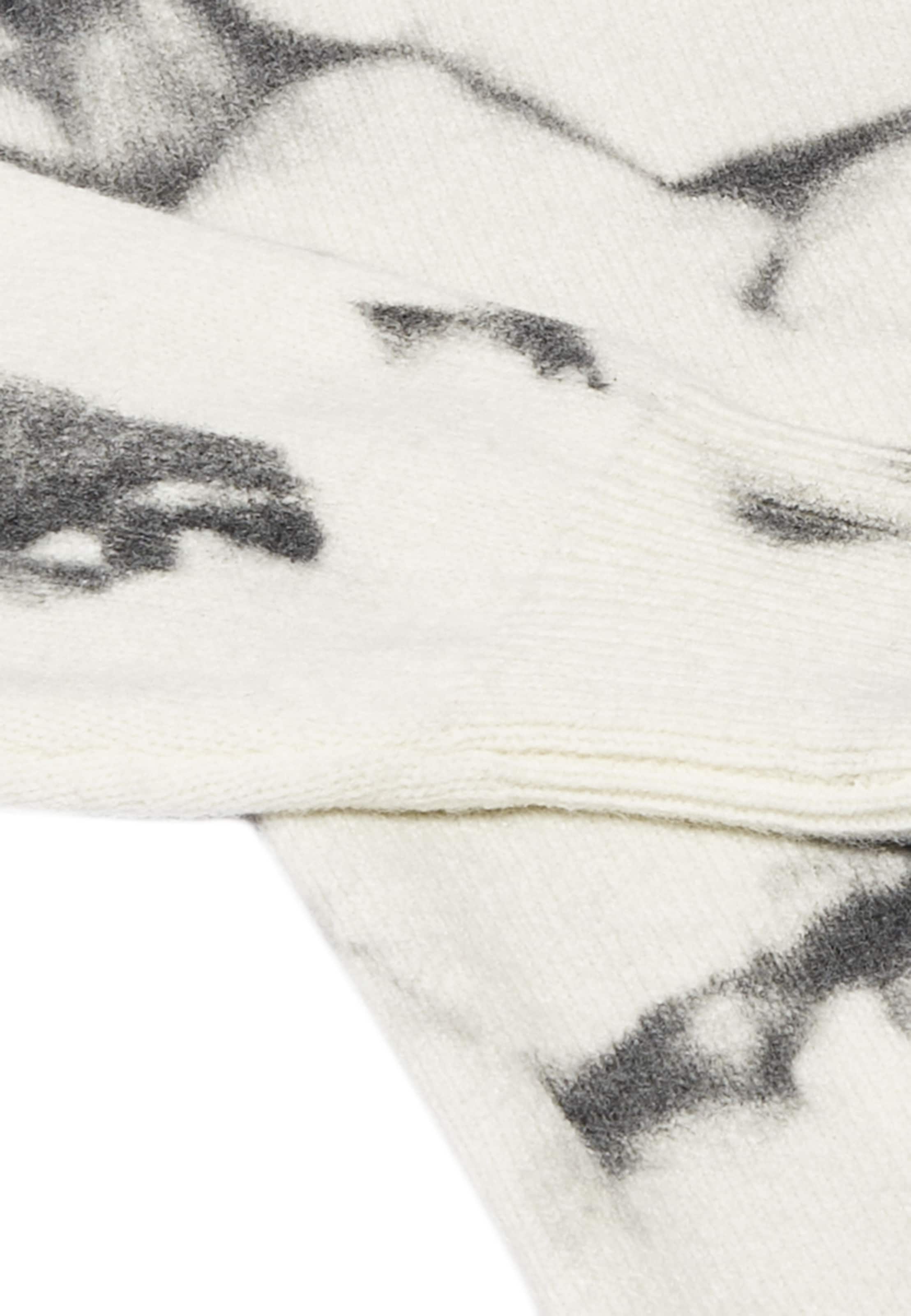 NAEMI - Casaco de malha em branco