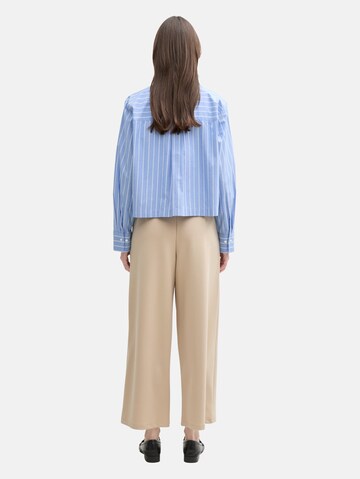 TOM TAILOR DENIM Wide Leg Hose in Braun
