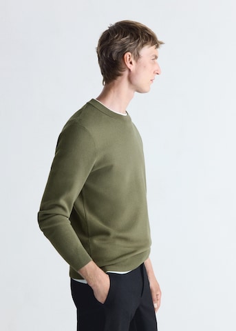 MANGO MAN Trui 'LUXUS' in Groen