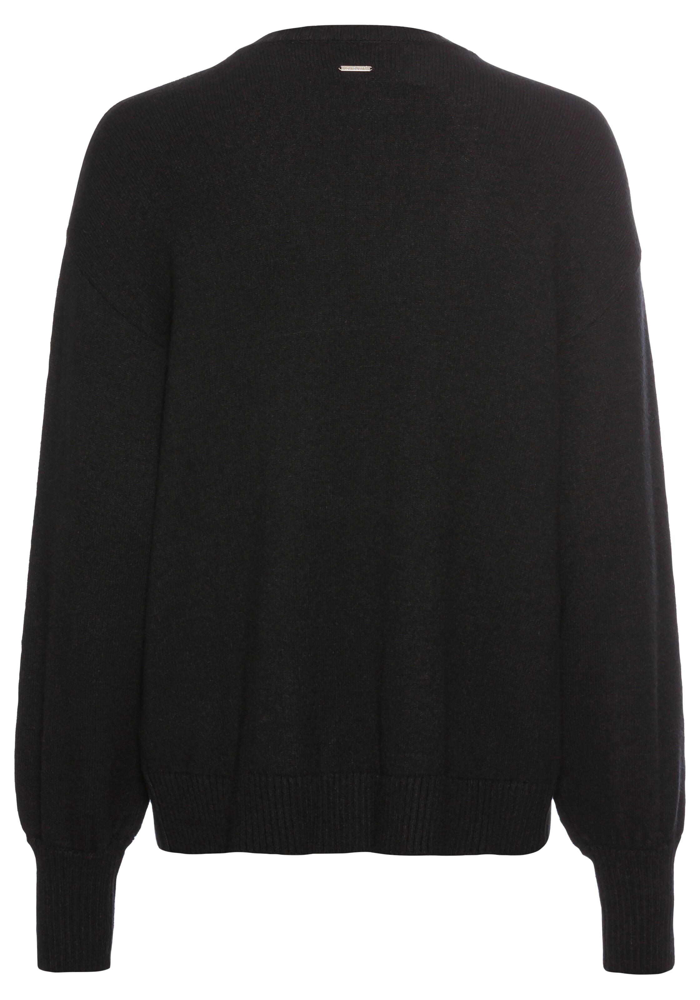 LAURA SCOTT Knit Cardigan in Black