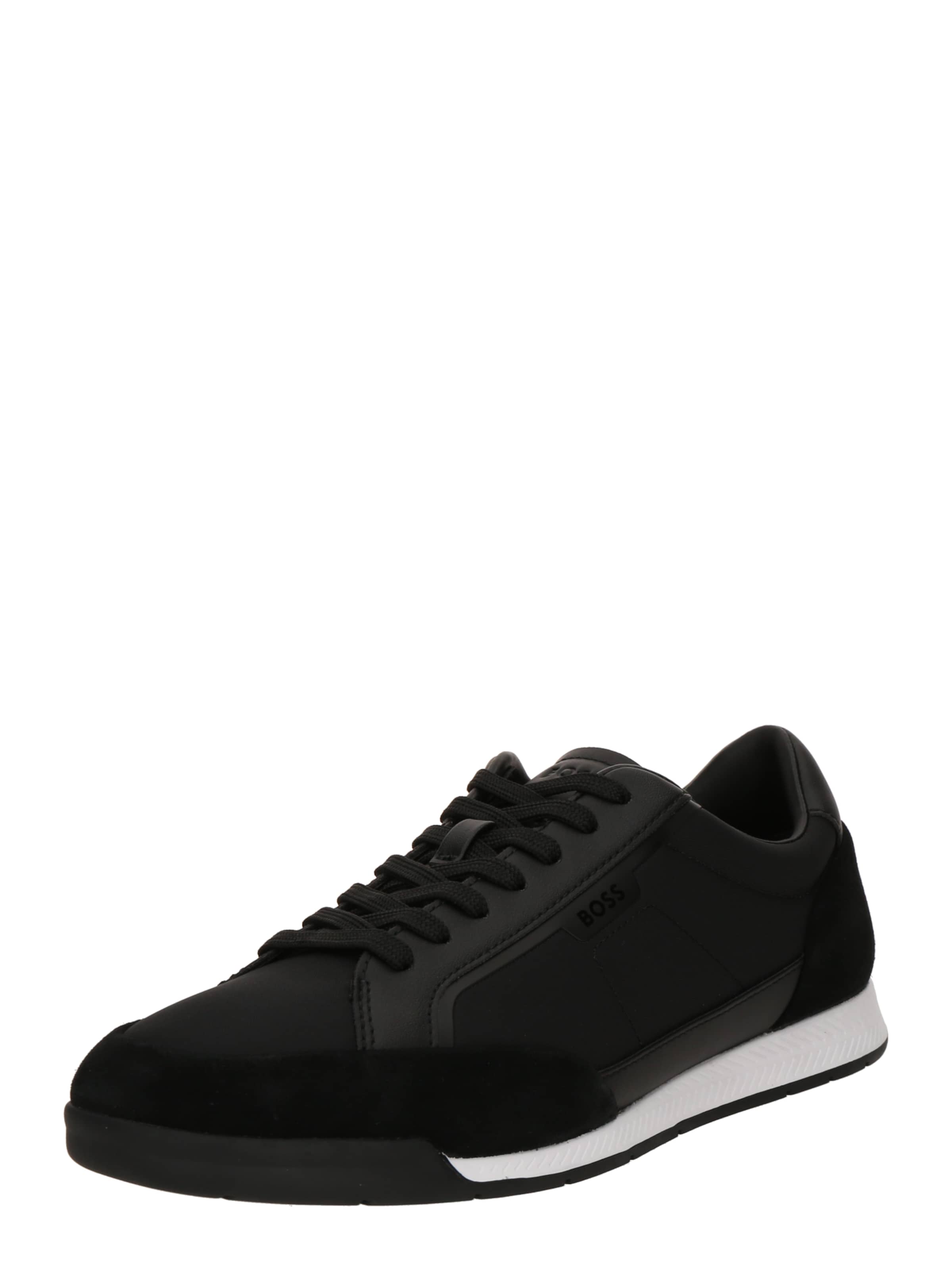 BOSS Sneakers 'Nitan' in Black: front