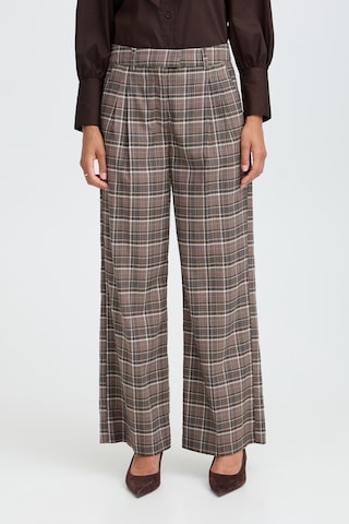 Wide leg Pantaloni 'BYESTOLO 2' di b.young in marrone: frontale