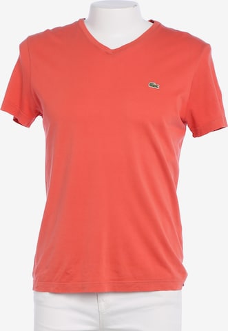 LACOSTE T-Shirt M in Rot: Vorderseite