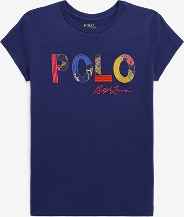 T-Shirt Polo Ralph Lauren en bleu : devant